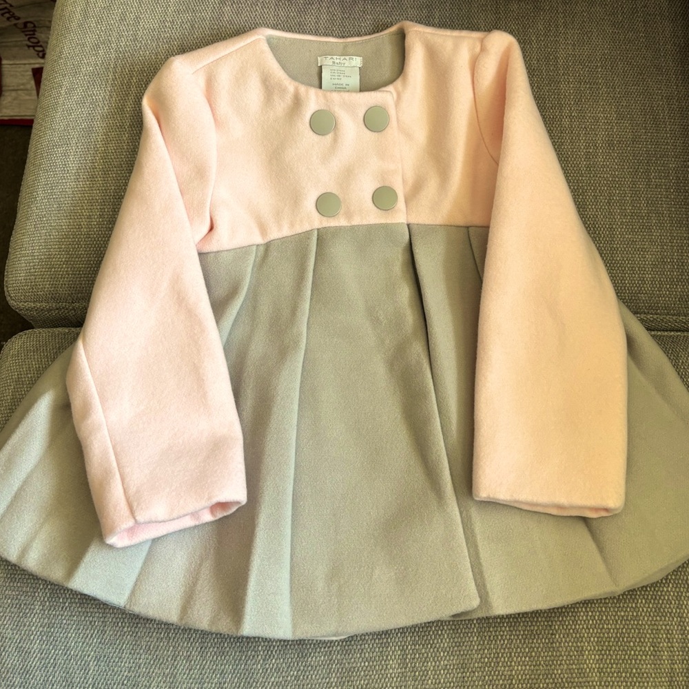Little girls pleated jacket